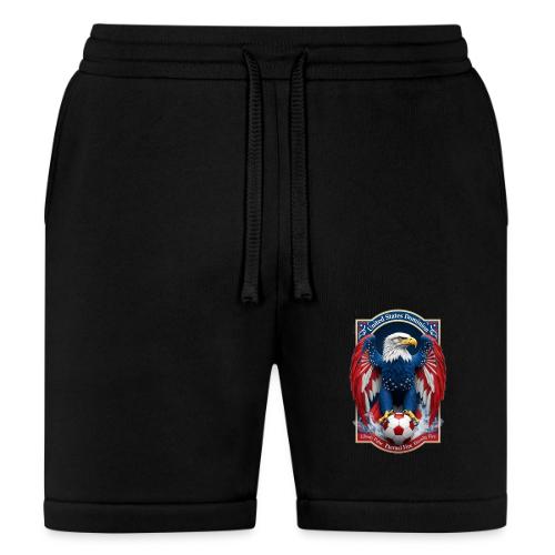USA Eagle Emblem T Shirt, USA Soccer Pride Gift - Bella + Canvas Unisex Short