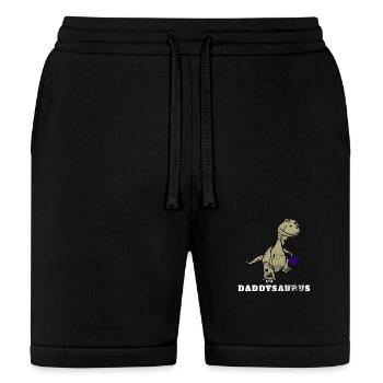Daddysaurus Rex Family Fun Time - Bella + Canvas Unisex Short - black - Front