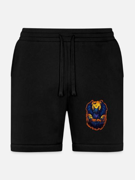 halloween bat - Bella + Canvas Unisex Short - black