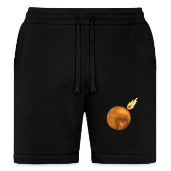Planet Love Meteor Hit - Bella + Canvas Unisex Short - black - Front