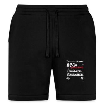 I Know My Abcs Antecedents Aba Behavior Therapy - Bella + Canvas Unisex Short - black - Front