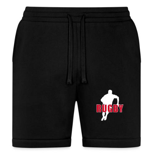 Bold Rugby Action Silhouette - Bella + Canvas Unisex Short