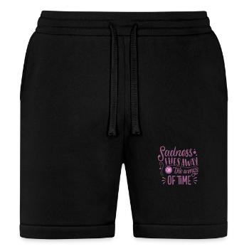 SADNESS FLIES AWAY ON THE WINGS OF TIME - Bella + Canvas Unisex Short - black - Front
