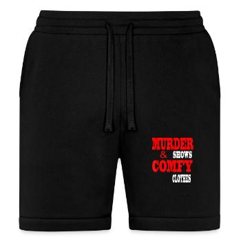 Murder Shows Comfy Clothes - Bella + Canvas Unisex Short - black - Front