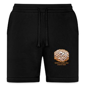 North Carolina State Fair Funnel Cake County Fair - Bella + Canvas Unisex Short - black - Front