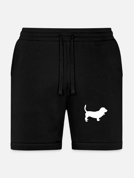 Basset Hound Dog - Bella + Canvas Unisex Short - black