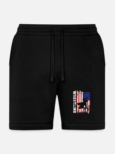 Wrestling - Bella + Canvas Unisex Short - black
