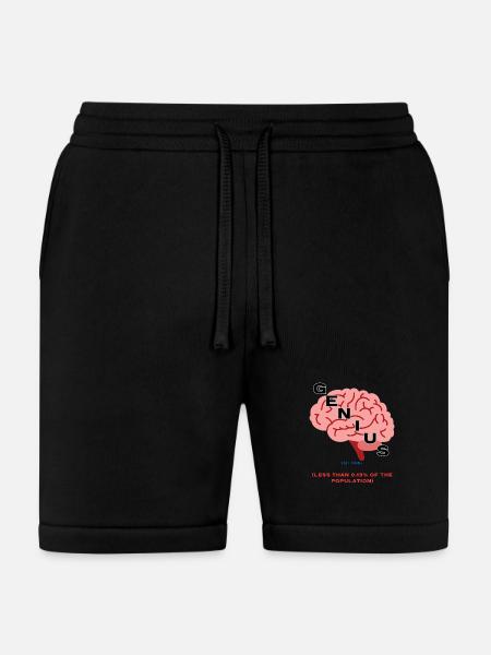 IQ 145plus Genius - Intelligence Quotient - Bella + Canvas Unisex Short - black