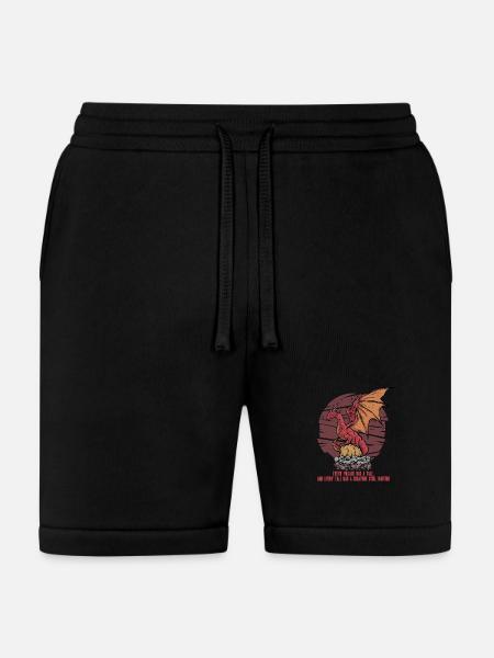 European Dragon Creature Mythological Creatures - Bella + Canvas Unisex Short - black