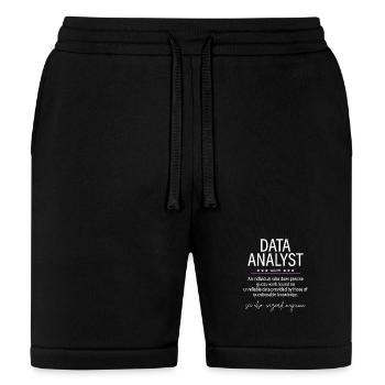 Data Analyst Definition – Funny Retro Design - Bella + Canvas Unisex Short - black - Front