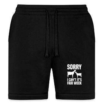 Sorry i cant - it's Fair Week - Bella + Canvas Unisex Short - black - Front
