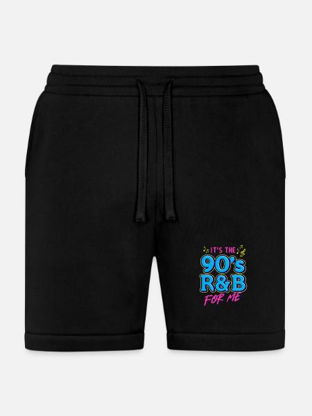 90s R&B Nostalgia RetroTee - Bella + Canvas Unisex Short - black