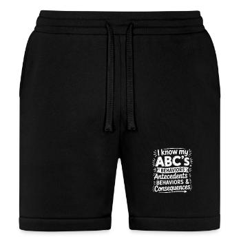 ABCs Behaviors Tee: Antecedents & Consequences - Bella + Canvas Unisex Short - black - Front