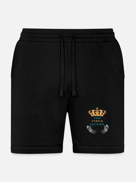 The_Fiber_Queen_-sized - Bella + Canvas Unisex Short - black