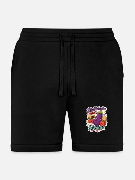 Nightshades Dont Heal They Reveal - Bella + Canvas Unisex Short - black