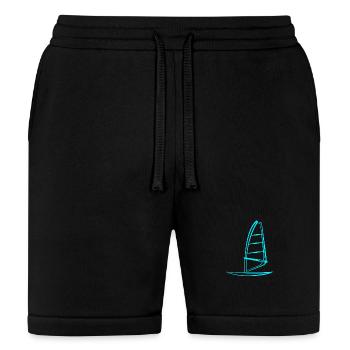 Windsurfing Water Sports Surfer - Bella + Canvas Unisex Short - black - Front