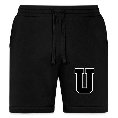 Varsity Letter U Collegiate Monogram - Bella + Canvas Unisex Short