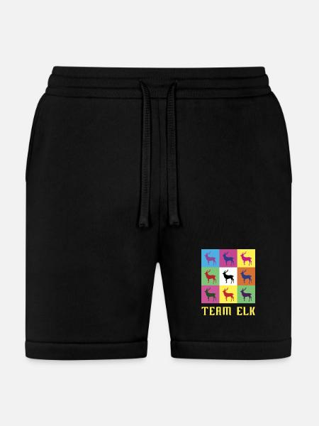 Team Elk - Bella + Canvas Unisex Short - black