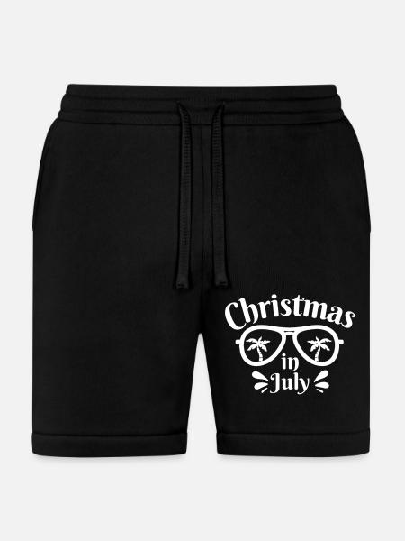 Christmas in July - Bella + Canvas Unisex Short - black