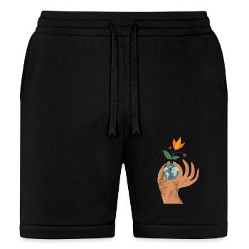It s In Our Hands Protect Our Planet - Bella + Canvas Unisex Short - black - Front