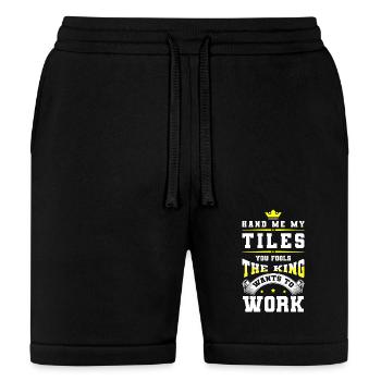 Tilers Construction Worker Master Journeyman - Bella + Canvas Unisex Short - black - Front
