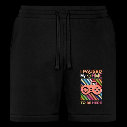 I Paused My Game to Be Here - Bella + Canvas Unisex Short