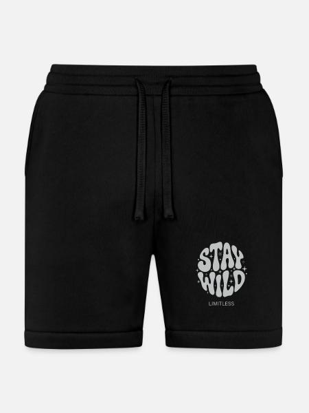 Stay Wild Limitless - Bella + Canvas Unisex Short - black
