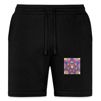 Seven Pointed Star - Bella + Canvas Unisex Short - black - Front