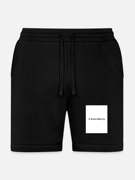 Never Give Up - Bella + Canvas Unisex Short - black