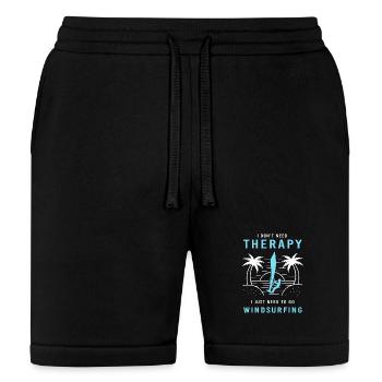 Water Sports Beach Windsurfing - Bella + Canvas Unisex Short - black - Front