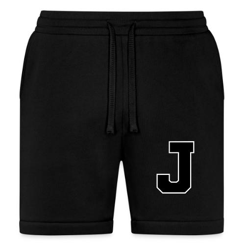 Varsity Letter J Athletic Alphabet Graphic - Bella + Canvas Unisex Short
