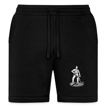 Proud Construction Worker – Unique Handyman Gift I - Bella + Canvas Unisex Short - black - Front