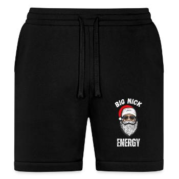 Nick Energy Santa Claus Christmas - Bella + Canvas Unisex Short - black - Front