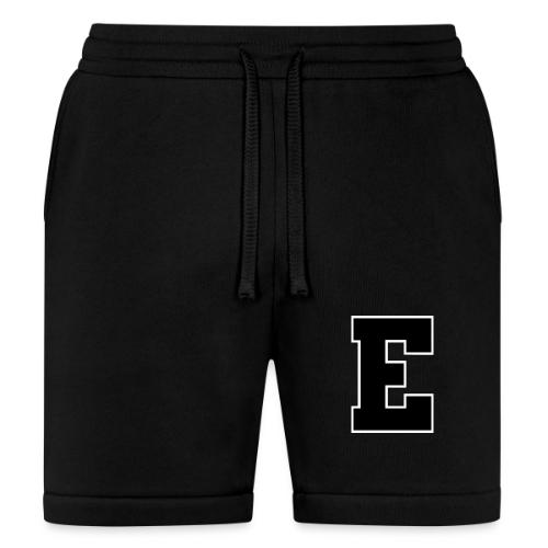 Varsity Letter E Collegiate Font Graphic - Bella + Canvas Unisex Short