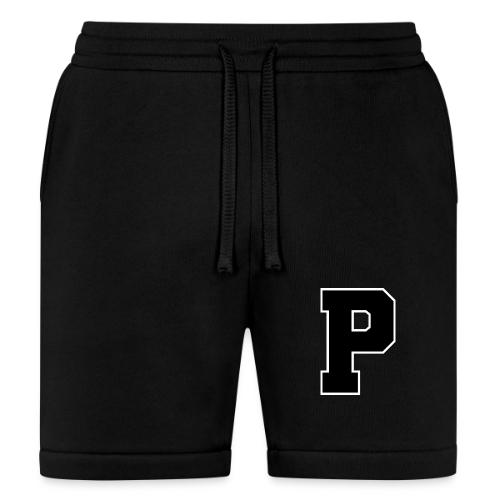 Varsity Letter P Athletic Alphabet Design - Bella + Canvas Unisex Short