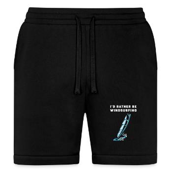 Windsurfer Water Sports Windsurfing - Bella + Canvas Unisex Short - black - Front