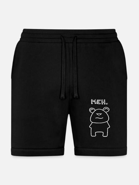 MEH Cute Bear - Bella + Canvas Unisex Short - black