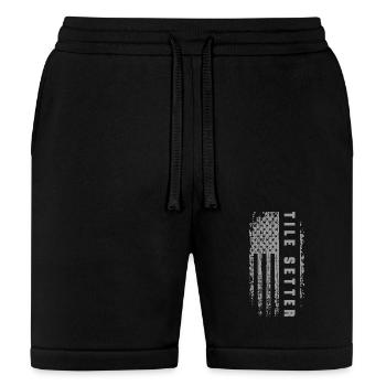 Floor Layers Construction Worker Master Journeyman - Bella + Canvas Unisex Short - black - Front
