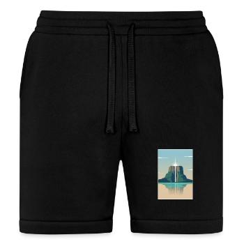 Angel Falls Sunrise - Bella + Canvas Unisex Short - black - Front