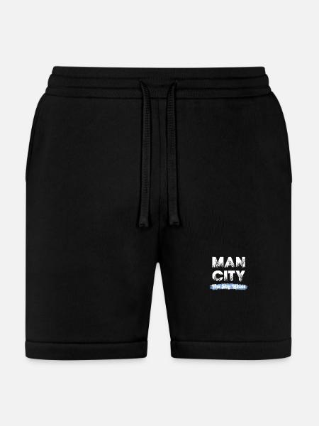 man_city - The Sky Blues - Bella + Canvas Unisex Short - black