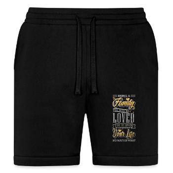 Family Security Meetings - Bella + Canvas Unisex Short - black - Front