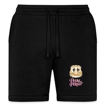 Petal Perfect Cake Scene - Bella + Canvas Unisex Short - black - Front