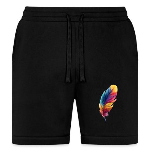 Rainbow Flight Feather - Bella + Canvas Unisex Short