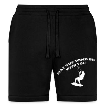 Kite Surfing Wind Gift Surfing Sea - Bella + Canvas Unisex Short - black - Front