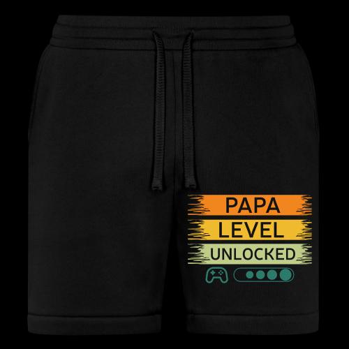 Papa Level Unlocked! - Bella + Canvas Unisex Short