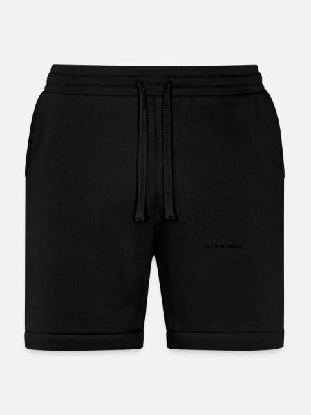 gay in progress - Bella + Canvas Unisex Short - black