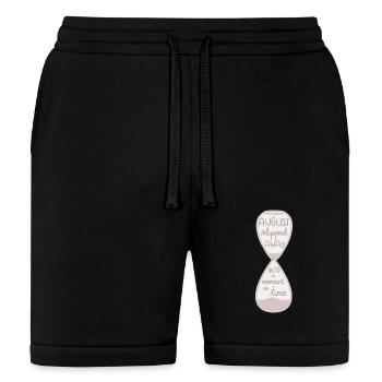 August Slipped Away Into A Moment In Time - Bella + Canvas Unisex Short - black - Front