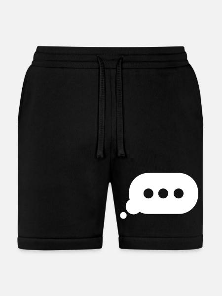 Typing Bubble - Bella + Canvas Unisex Short - black