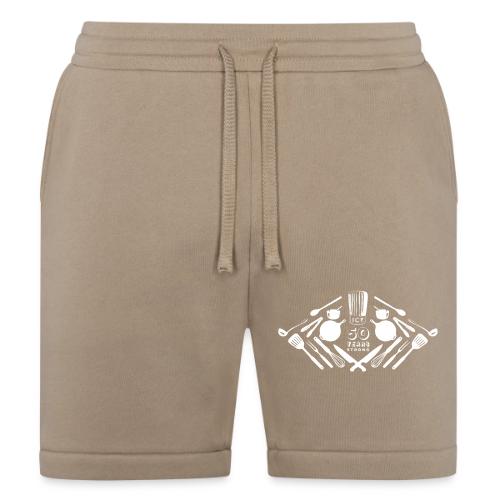 50th Anniversary Utensils - White Font - Bella + Canvas Unisex Short