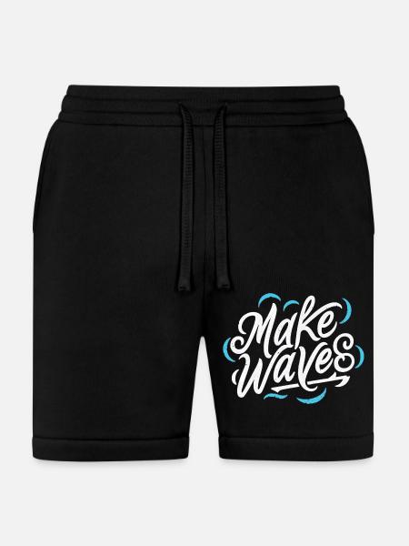 Make Waves - Bella + Canvas Unisex Short - black